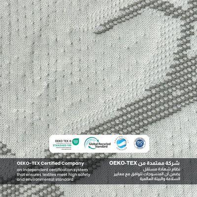 100% Waterproof Mattress Protector Bamboo Fabric , Queen Size 160x200+30cm , White