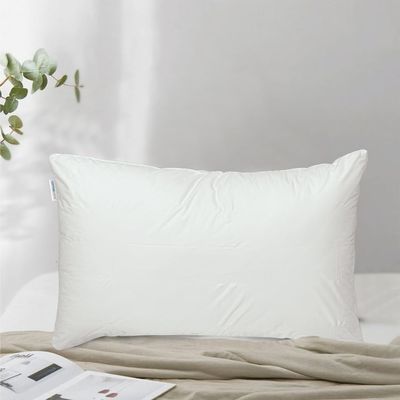 100% Waterproof Pillow Protector  PU Laminated Fabric , Standard Size 50x75cm , White