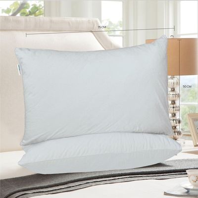 100% Waterproof Pillow Protector  Terry Cotton Fabric , Standard Size 50x75cm , White