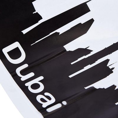 StickieArt Dubai Skyline Wall Stickers, Home Decoration DIY Removable Wall Decals for Living Room Bedroom, Medium, 50 x 70 cm, STA-152 