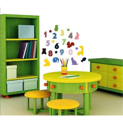 StickieArt - Colorful Numbers Wall Decal - Medium - 50 x 70 cm - STA-134