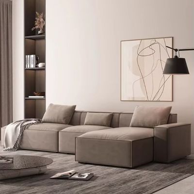 Fabric sofa, living room size, apartment type sofa