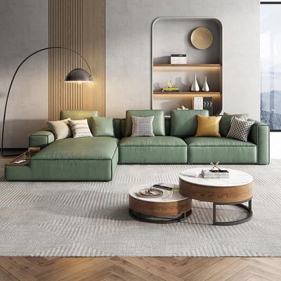 Tervi Modern Modular Sectional Sofa with Chaise Lounge