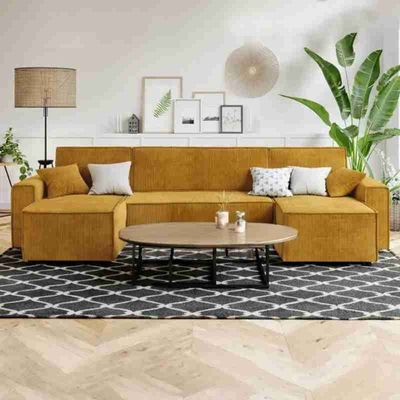 Akra Style Modular Sectional Sofa U-Shaped Sleeper Sofa