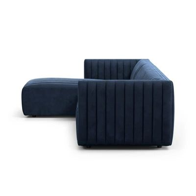 Dekalb 3-Seater L-Shape Sofa Blue