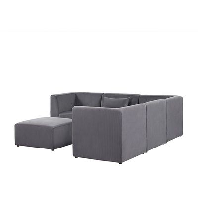 Leo 5-Seater Modular Sofa Grey