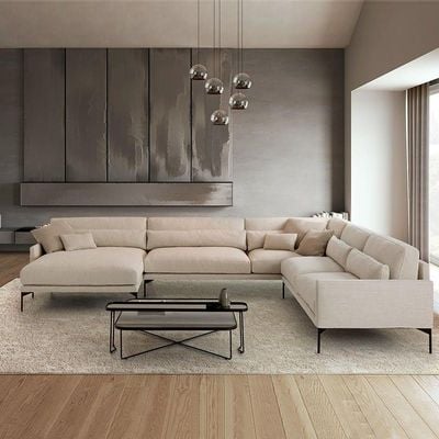 Nexin 5-Seater Modular Sofa Cream Nexin 5-Seater Modular Sofa Cream