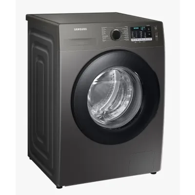 Samsung 8 Kg Front Loading Washing Machine 1400 RPM With Hygiene Steam Silver - WW80TA046AX- International Version