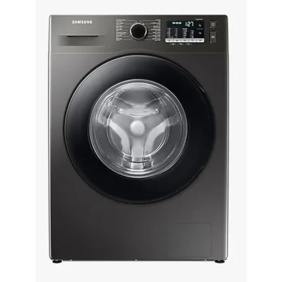 Samsung 8 Kg Front Loading Washing Machine 1400 RPM With Hygiene Steam Silver - WW80TA046AX- International Version