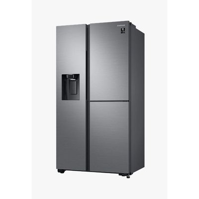Samsung 628 Liter Side By Side Refrigerator Twin Cooling System with Water Dispenser Silver - RH65A5402M9