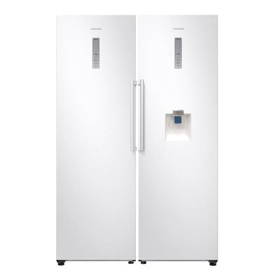 Samsung 700 Liter Twin Fridge &amp; Freezer Digital Inverter Technology White - RZ32M7120WW / RR39M7310WW - International Version