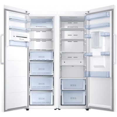 Samsung 700 Liter Twin Fridge &amp; Freezer Digital Inverter Technology White - RZ32M7120WW / RR39M7310WW - International Version