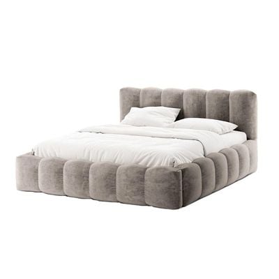 Merlin Hydraulic Storage Twin Bed in Light Brown
