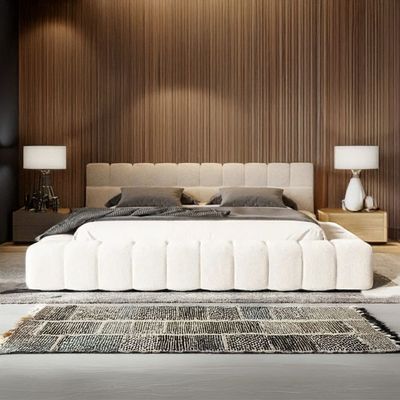 Casilda Cloud Bed King size in White