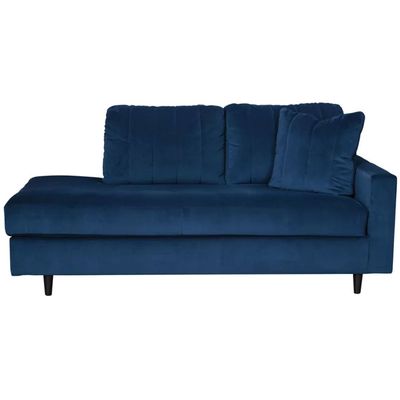 Terrazzo Corner Chaise Lounge | L56xW175xH50 - Navy Blue