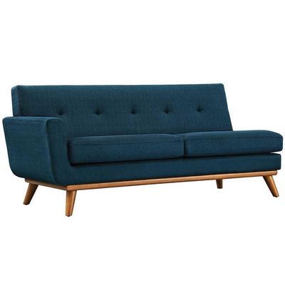 Engage Left-Arm Loveseat | L89xW170xH85 - Navy Blue