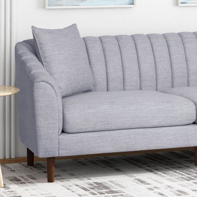 Natasha Contemporary Sofa Loveseat | L85xW220xH85 - Grey