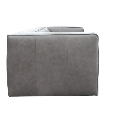 Amerson Leather Sofa | L102xW140xH68 - Grey