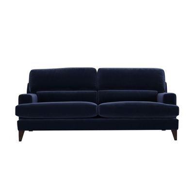 Romilly 4 Seater Fabric Sofa | L100xW220xH94 - Navy Blue