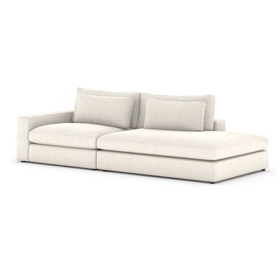 Bloor 2 Piece Sectional Sofa | L117xW276xH79 - Ivory