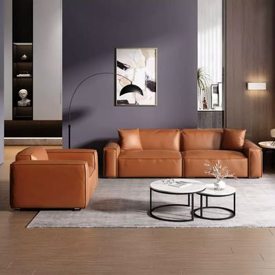 Malta Leather Chair and Modular Sofa