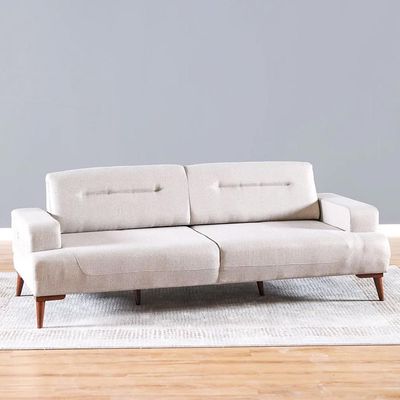Astera 3-Seater Fabric Sofa | L90xW215xH90 - Beige