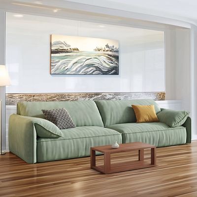 Alexander Comfort Extra Long Sofa in Sea Green