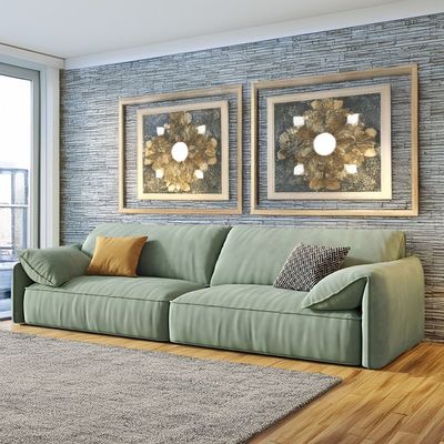 Alexander Comfort Extra Long Sofa in Sea Green