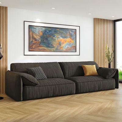 Alexander Comfort Extra Long Sofa in Black