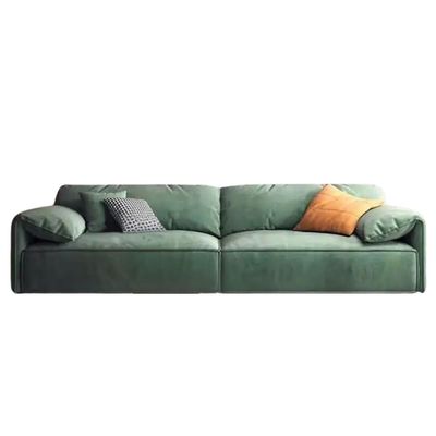 Alexander Comfort Extra Long Sofa in Dark Green