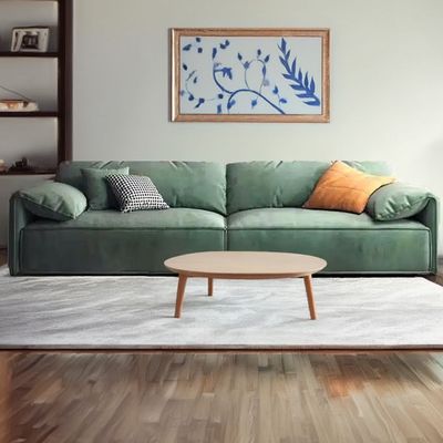 Alexander Comfort Extra Long Sofa in Dark Green