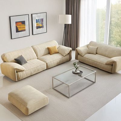 Alexander Comfort Extra Long Sofa in Beige