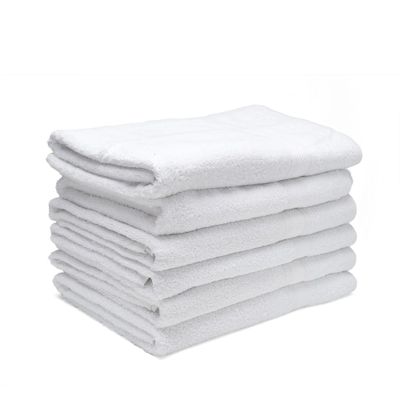 Bath Towel White 70 X 140 Cm 100% Cotton 500 Gsm Set Of 01 - Art-Bt024