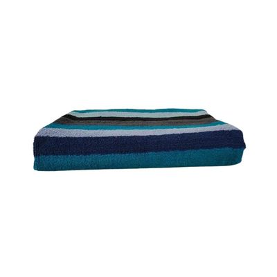 Bath Towel Blue 70 X 140 Cm 100% Cotton 550 Gsm Set Of 01 - Art-Btyd003