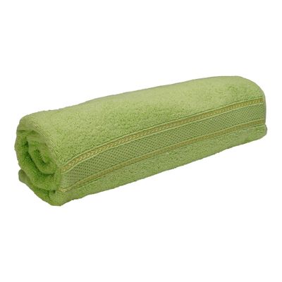 Bath Towel Green 70 X 140 Cm 100% Cotton 550 Gsm Set Of 01