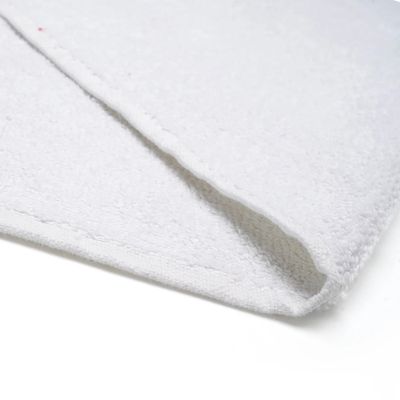 Bath Towel White 70 X 140 Cm 100% Cotton 400 Gsm Set Of 02 - Art-Bt024