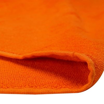 Bath Towel Orange 70 X 140 Cm 100% Cotton 550 Gsm Set Of 04 - Art-Btd003