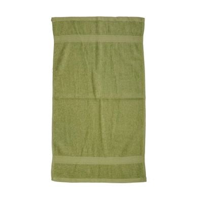 Hand Towel Green 40 X 70 Cm 100% Cotton 500 Gsm Set Of 01