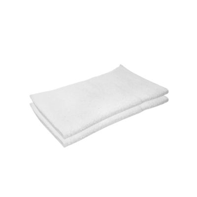 Hand Towel White 40 X 70 Cm 100% Cotton 500 Gsm Set Of 02