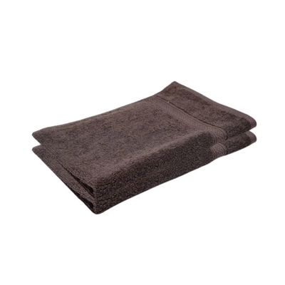 Hand Towel Grey 40 X 70 Cm 100% Cotton 500 Gsm Set Of 02