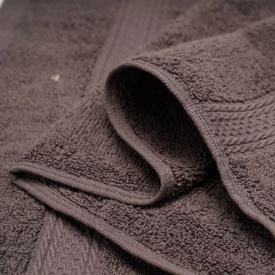 Hand Towel Grey 40 X 70 Cm 100% Cotton 500 Gsm Set Of 12