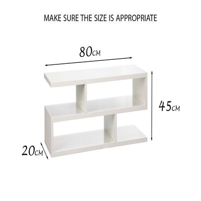 Modern TV and Coffee Table Living Room Home Furniture White 80 cm
