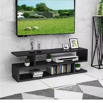 Modern TV and Coffee Table Living Room Home Furniture Black 80 cm
