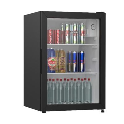 Krome 90L Beverage Cooler | Single Door | Glass Shelf | Manual Defrost | KR-BC90DM