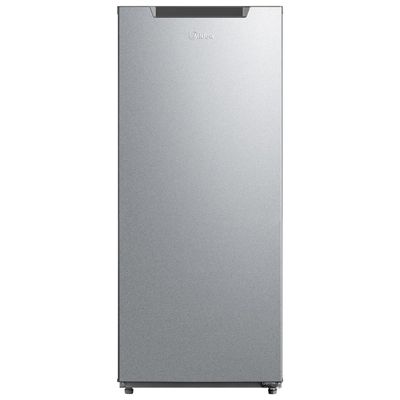 Midea 268L Gross & 190L Net Single Door Refrigerator | Semi Auto Defrosting | Tempered Glass | Full Insulation Body | Adjustable Door Tray | Best Compact Small Fridge | Silver | MDRD268FEE50AE