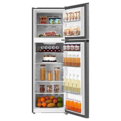 Midea 385L Top Mount Fridge Freezer | Frost-Free | Smart Sensor & Humidity Control | Active-C Fresh | Silver | MDRT385MTE46AE