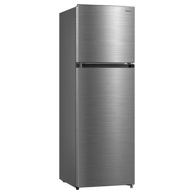 Midea 395L Gross & 262L Net Double Door Refrigerator | Multi-Air Flow Technology | Equipped with Smart Sensor | Inverter Quattro | Active-C Fresh Technology | Smart Cooling | Silver | MDRT395MTE46AE