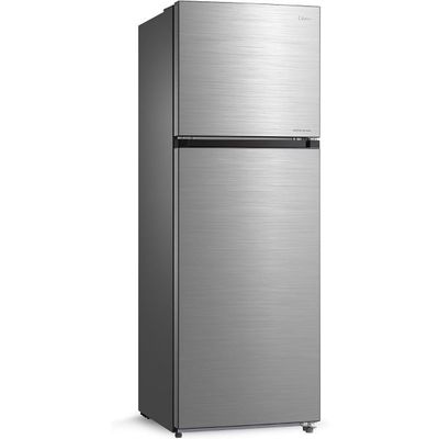 Midea 489L Gross Top Mount Double Door Refrigerator MDRT489MTE46 | 2 Doors Frost Free Fridge Freezer With Smart Sensor & Humidity Control | Active-C Fresh| Multi-Air Flow| Electronic Control| Silver
