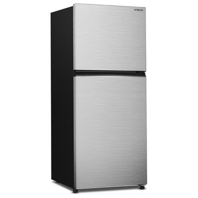 Hitachi 500L Gross Net 344L 2 Doors Top Mount Refrigerator | No Frost Fridge | Dual Sense Surround Cooling | Silver | HRTN6379SXAE