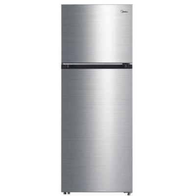 Midea 645L Gross And 463L Net Top Mount Double Door Refrigerator | 2 Doors Frost Free Fridge Freezer with Smart Sensor & Humidity Control | Inverter Quattro | Active-C Fresh | Silver MDRT645MTE46AED
